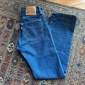 Levi’s 501 Dark Wash Denim 28x34